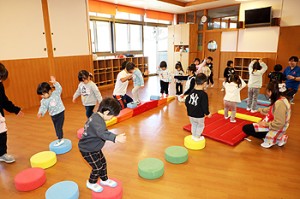 体操教室　楽しかったね　ひよこ