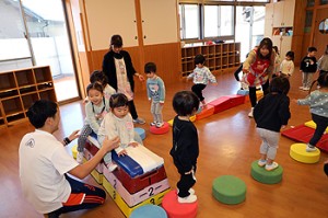 体操教室　楽しかったね　ひよこ