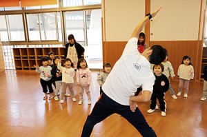 体操教室　楽しかったね　ひよこ