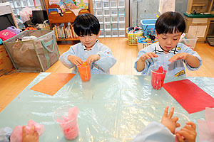 ジュースの制作　りす