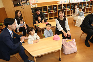 令和7年度　入園式が行われました　　ひよこ・あひる・ぺんぎん