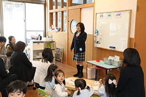令和7年度　入園式が行われました　　ひよこ・あひる・ぺんぎん