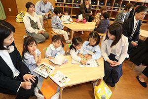 令和7年度　入園式が行われました　　ひよこ・あひる・ぺんぎん