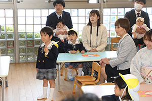令和7年度　入園式が行われました　　NO.2
