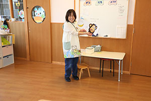 入園1日目の様子とお給食の様子です　ひよこ・あひる・ぺんぎん