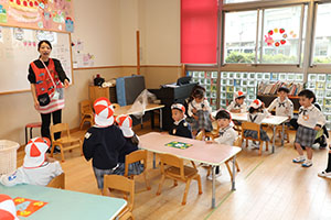 入園2日目の様子です　年少組