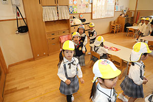入園2日目の様子です　年少組