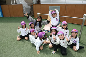 元気いっぱい園庭遊び　B・C・D・すみれ・さくら