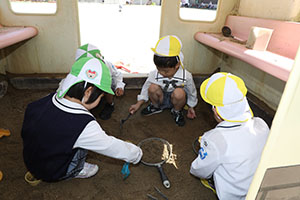 元気いっぱい園庭遊び　年少組