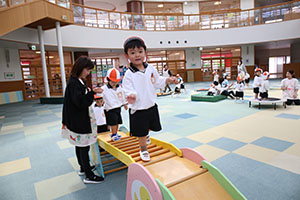 サーキット遊び楽しかったね　年少組
