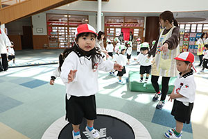 サーキット遊び楽しかったね　年少組