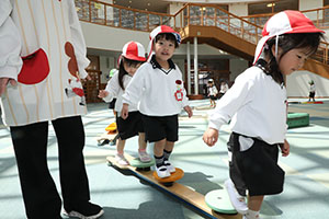 サーキット遊び楽しかったね　年少組