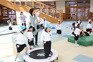 サーキット遊び楽しかったね　年少組