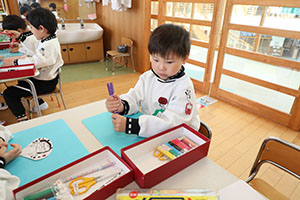 母の日の制作　A