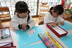 母の日の制作　A