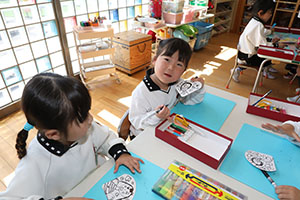 母の日の制作　A