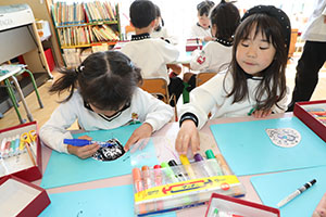 母の日の制作　A