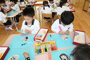 母の日の制作　A