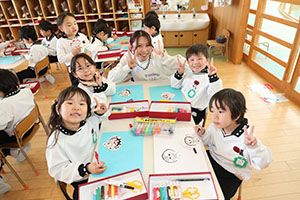 母の日の制作　A