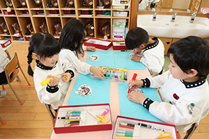 母の日の制作　A