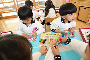 母の日の制作　A