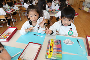 母の日の制作　A