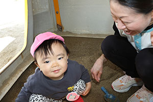 園庭遊び　ひよこ・あひる・ぺんぎん