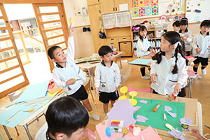 こいのぼりの制作　B