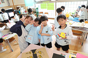こいのぼりの制作　B