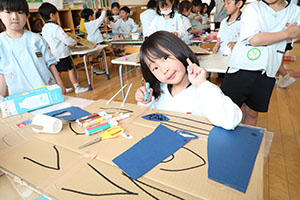 こいのぼりの制作　B