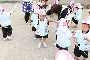 こいのぼりを泳がせました　うさぎ
