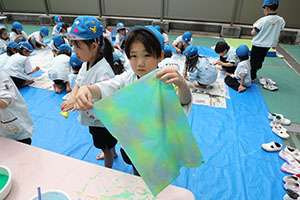 このぼりの制作　布染めに挑戦！　D