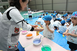このぼりの制作　布染めに挑戦！　D