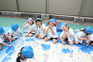 このぼりの制作　布染めに挑戦！　D