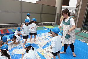 このぼりの制作　布染めに挑戦！　D
