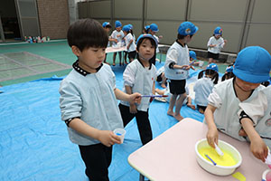 このぼりの制作　布染めに挑戦！　D