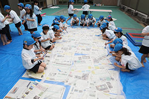 このぼりの制作　布染めに挑戦！　D