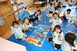 こいのぼりの制作　E