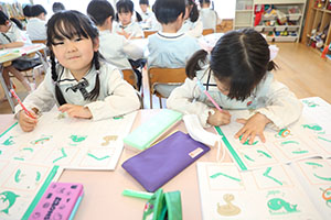習字教室　年長組　NO．2