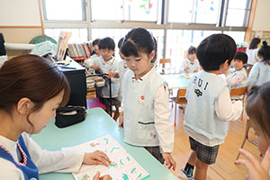 習字教室　年長組　NO．2