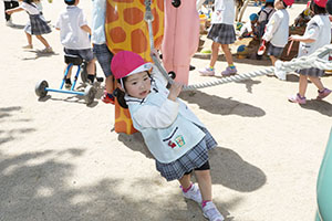 元気いっぱい園庭遊び　