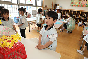 こいのぼりの制作　たんぽぽ
