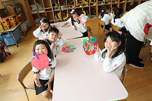 時の記念日とこいのぼりの制作　ひまわり