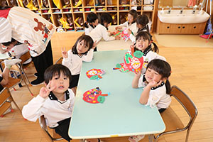 時の記念日とこいのぼりの制作　ひまわり