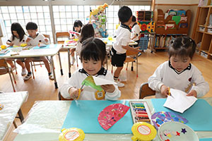 時の記念日とこいのぼりの制作　ひまわり