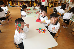 時の記念日とこいのぼりの制作　ひまわり
