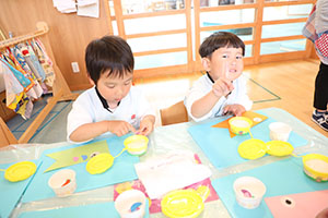 こいのぼりの制作　ことり