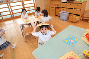 スパゲティの制作　　うさぎ・ぱんだ