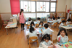 スパゲティの制作　　うさぎ・ぱんだ