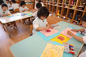 スパゲティの制作　　うさぎ・ぱんだ
